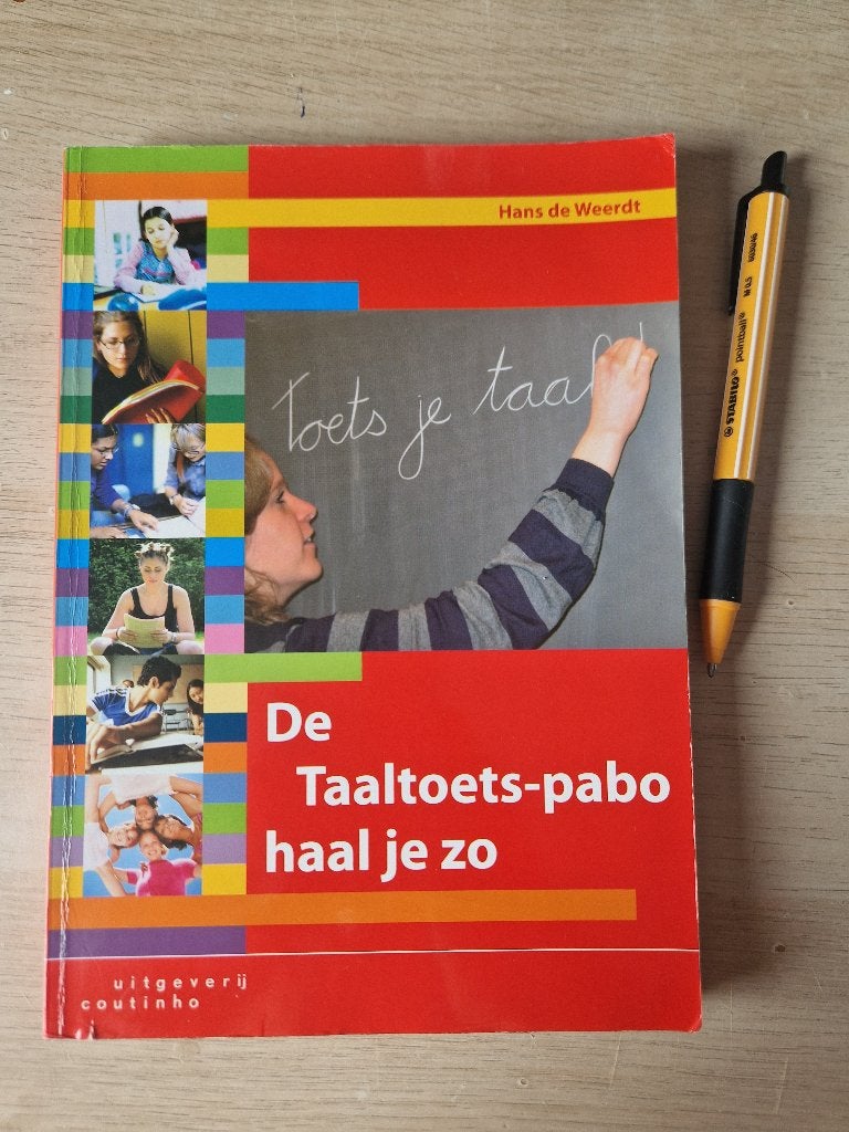 De Taaltoets-pabo haal je zo - Hans de Weerdt, Boeken, Studieboeken en Cursussen, Zo goed als nieuw, HBO, Ophalen of Verzenden