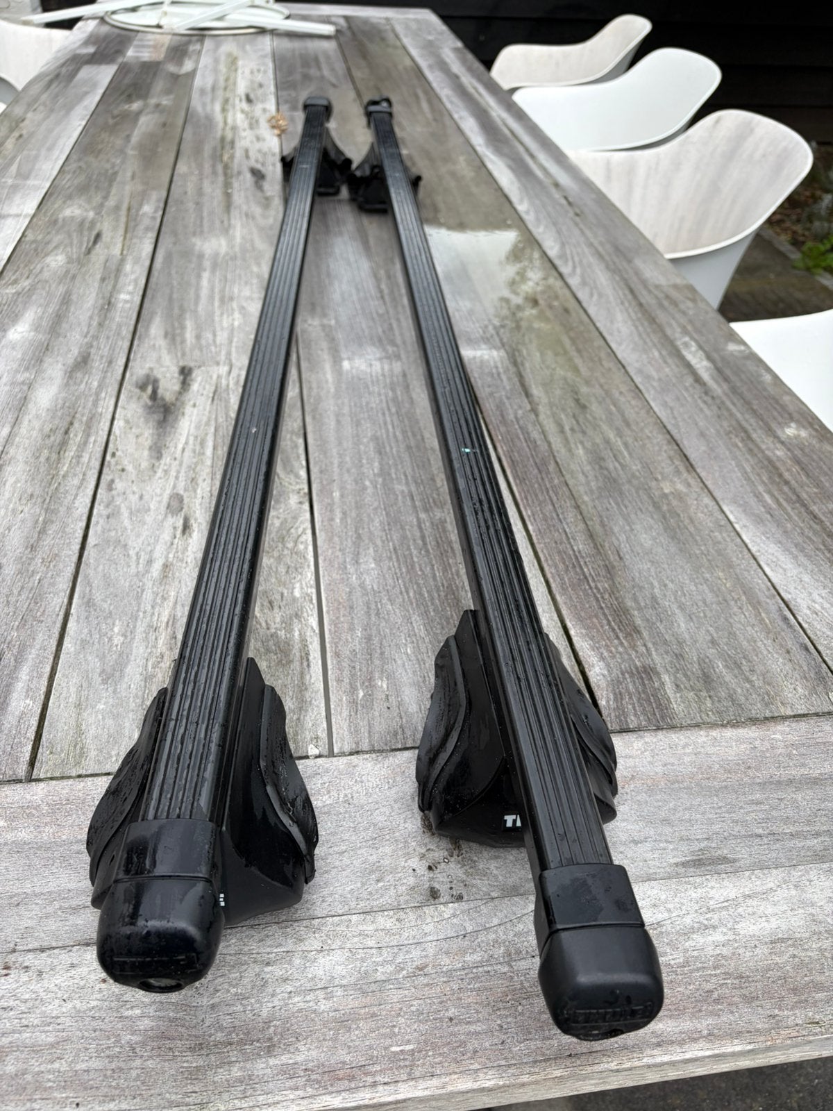 Thule dakdragers voor open dakrails (o.a. Tiguan, Kodiaq), Auto diversen, Dakdragers, Ophalen, Zo goed als nieuw