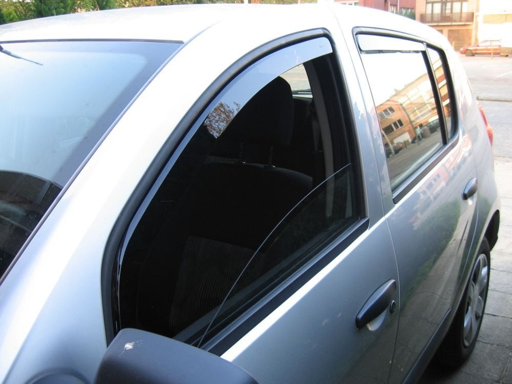Dacia Logan zijwindschermen raamspoilers oa Duster smoke, Ophalen of Verzenden, Nieuw