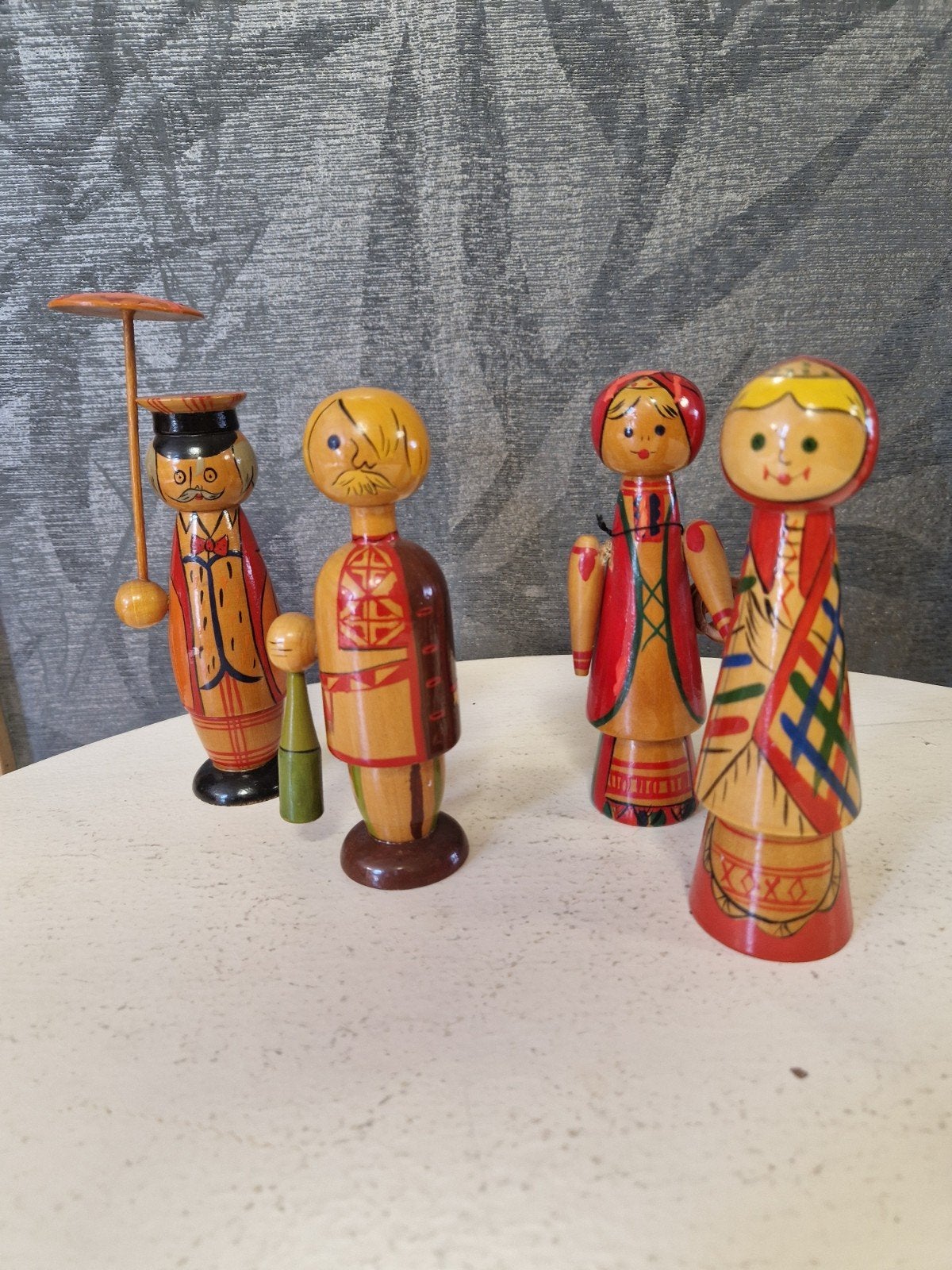 Vintage houten poppen set - Made in USSR, Ophalen of Verzenden, The Rebels, Therebels1973@gmail.com, Damlaan 73a