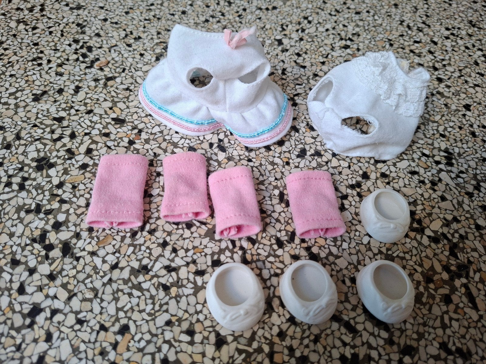 My little pony kleertjes beenwarmers schoenen wit roze, Ophalen of Verzenden, Gebruikt