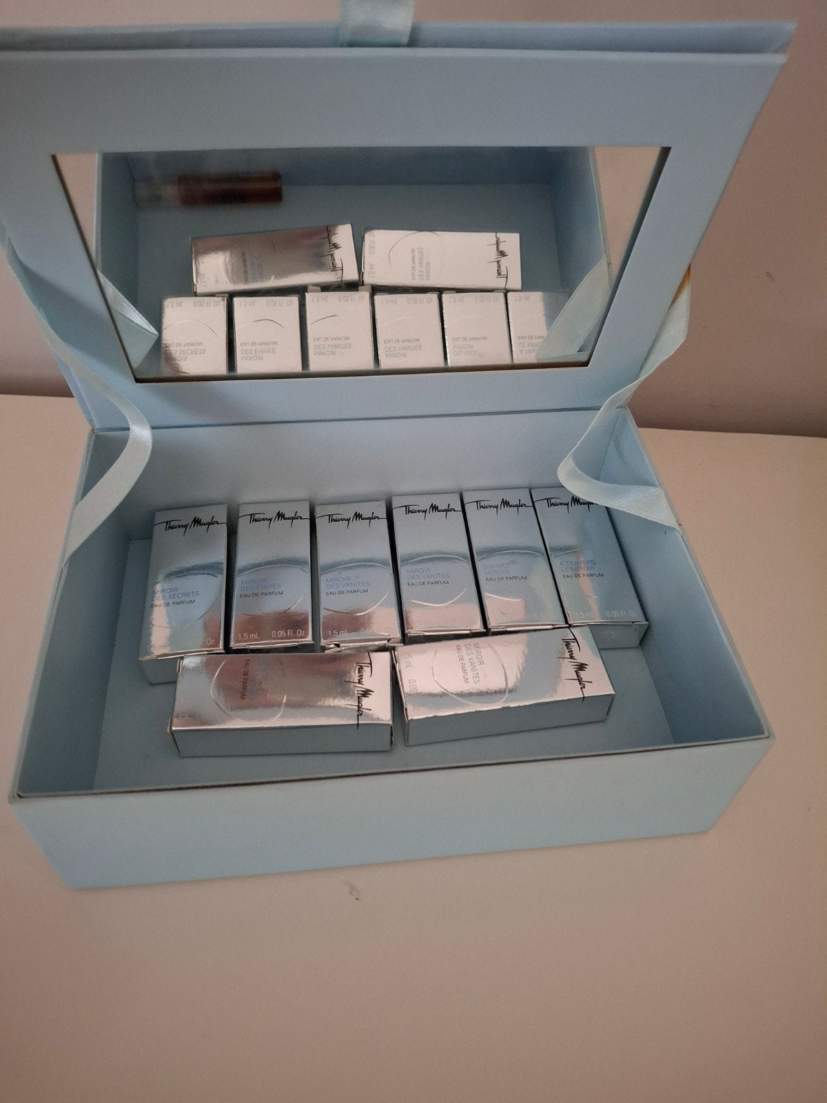 Thierry Mugler parfum sampleset in luxe geschenkdoos, Ophalen, Nieuw