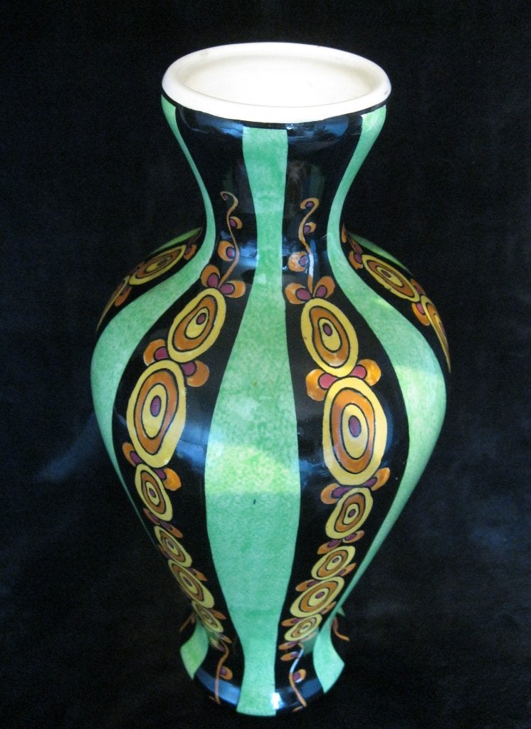 Keramis Boch (1923!) GROTE vaas Charles Catteau., Antiek en Kunst, Ophalen