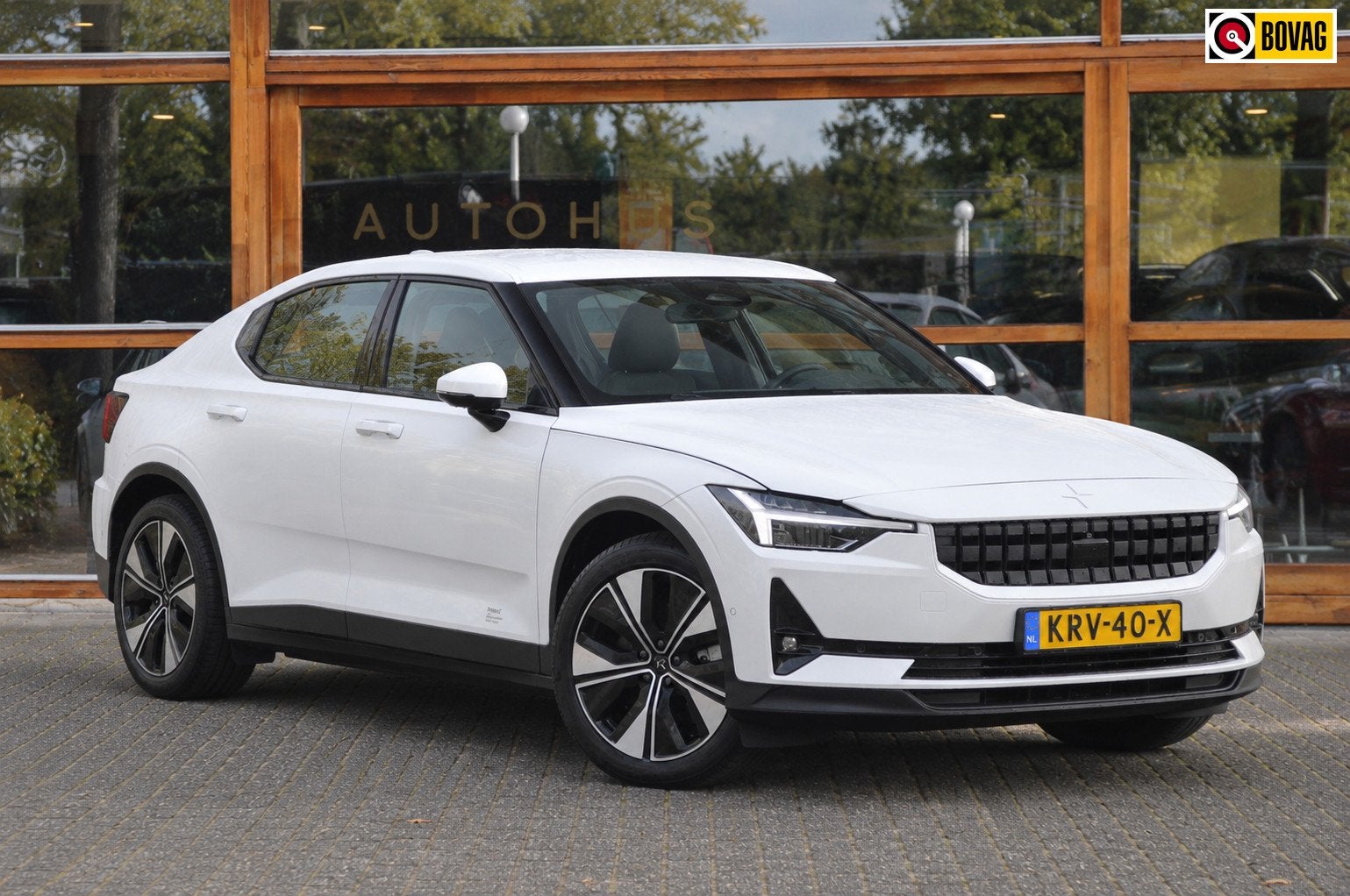 Polestar 2 Long Range 78 kWh | SOH 95% | Apple CarPLay | Cam, Auto's, Gebruikt, Zwart, Wit, 231 pk