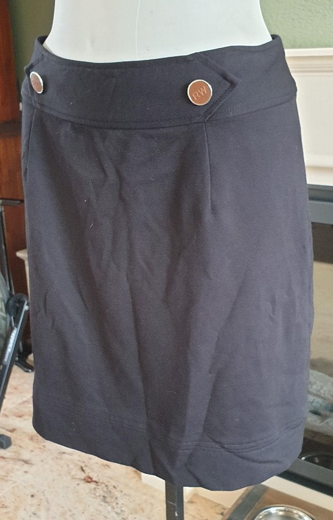 River Woods mooie zwarte rok mt 36 S rokje, Verzenden, River Woods, Zwart, Zo goed als nieuw