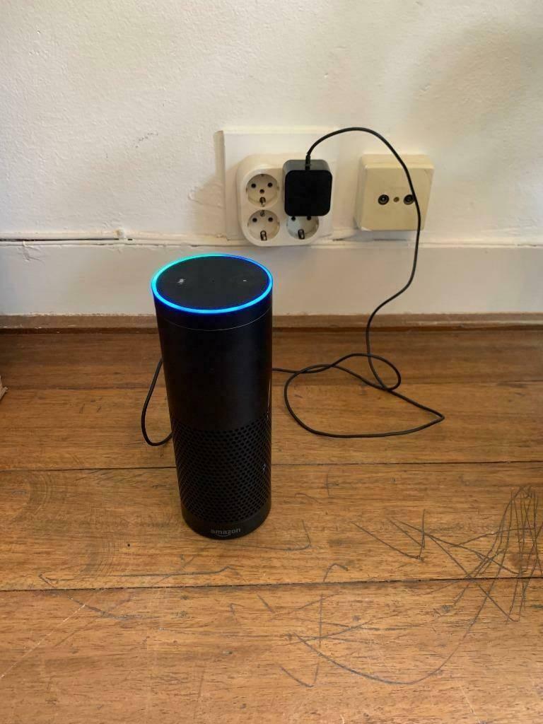 Amazon Echo (1e generatie) slimme speaker met Alexa, Overige merken, Gebruikt, Overige typen, Ophalen of Verzenden