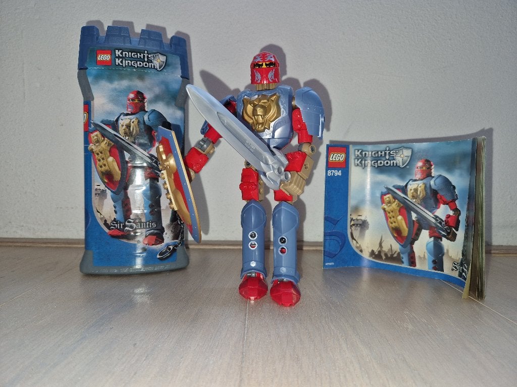 Sir Santis, lego 8794, Knight Kindom II, Compleet, Gebruikt, Overige thema's, Lego