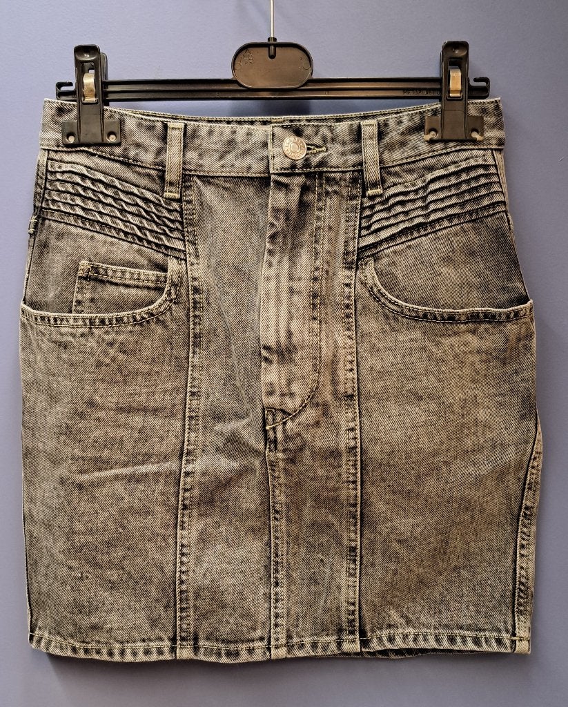 Isabel Marant Etoile grijs denim spijker rokje mt XS 47506, Isabel Marant, Isabel Marant, ., Ophalen of Verzenden