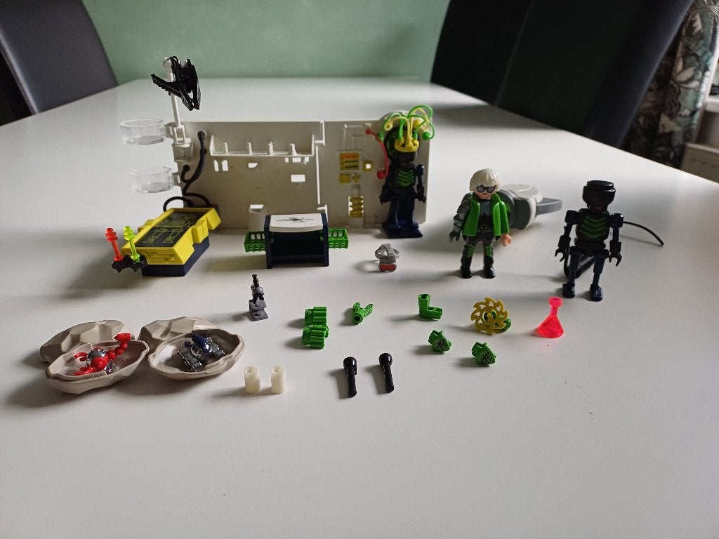 Playmobil top agents Robo-Gangsterlaboratorium - 4880, Gebruikt, Complete set, Overige typen, Ophalen of Verzenden