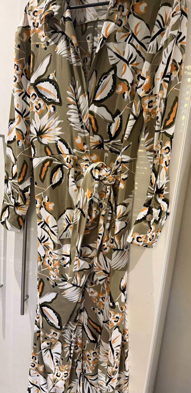 Zomerjurk one size omslagjurk met print, Maat 38/40 (M), Meerkleurig, Nieuw, Ophalen of Verzenden