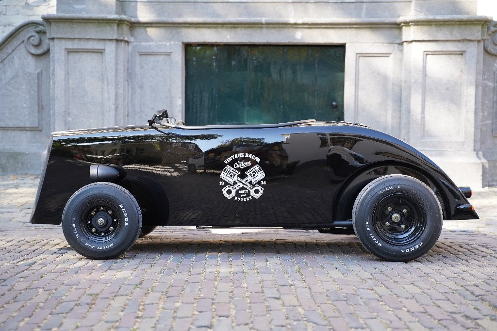 Unieke Mini Hot Rod met kenteken! Wenckstern F Kart, Auto's, Oldtimers, Automaat, Achterwielaandrijving, Cabriolet, Zwart