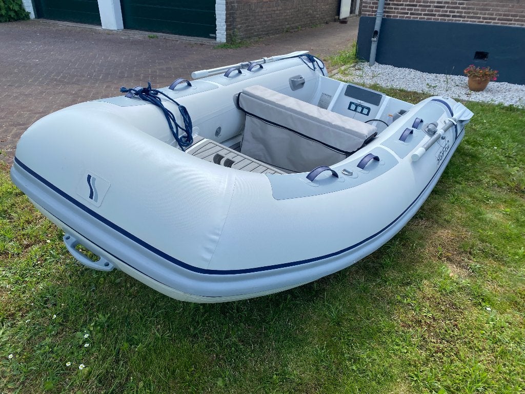 Rib rubberboot Highfield 310 met 4-6 pk motor, Watersport en Boten, Rubberboten, Ophalen, Aluminium, 4 pk, Zo goed als nieuw