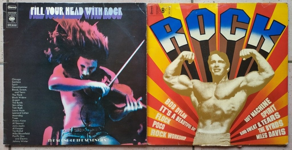 2x 2 LP Fill Your Head With Rock  en Rock Buster (eind 60 ), Cd's en Dvd's, Gebruikt, Ophalen of Verzenden, 12 inch, Rock en Metal