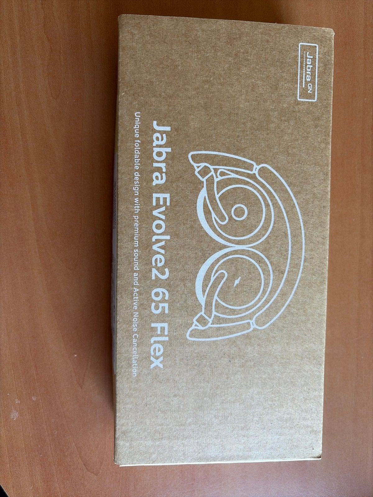 Jabra Evolve2 65 Flex Draadloze Headset met ANC, Bluetooth, Nieuw, Ophalen of Verzenden, Over-ear
