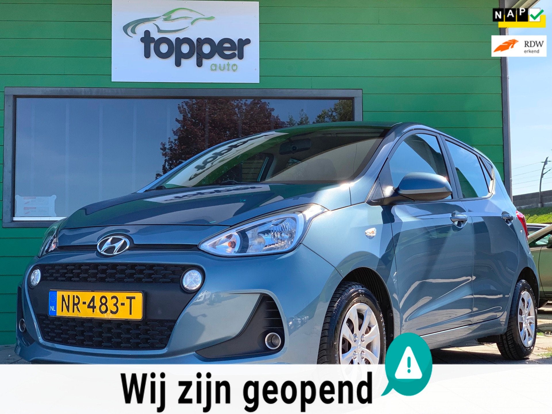 Hyundai I10 1.0i Comfort|CruiseControl|Navigatie|Airco|Deale, Auto's, Voorwielaandrijving, Gebruikt, Bedrijf, Handgeschakeld