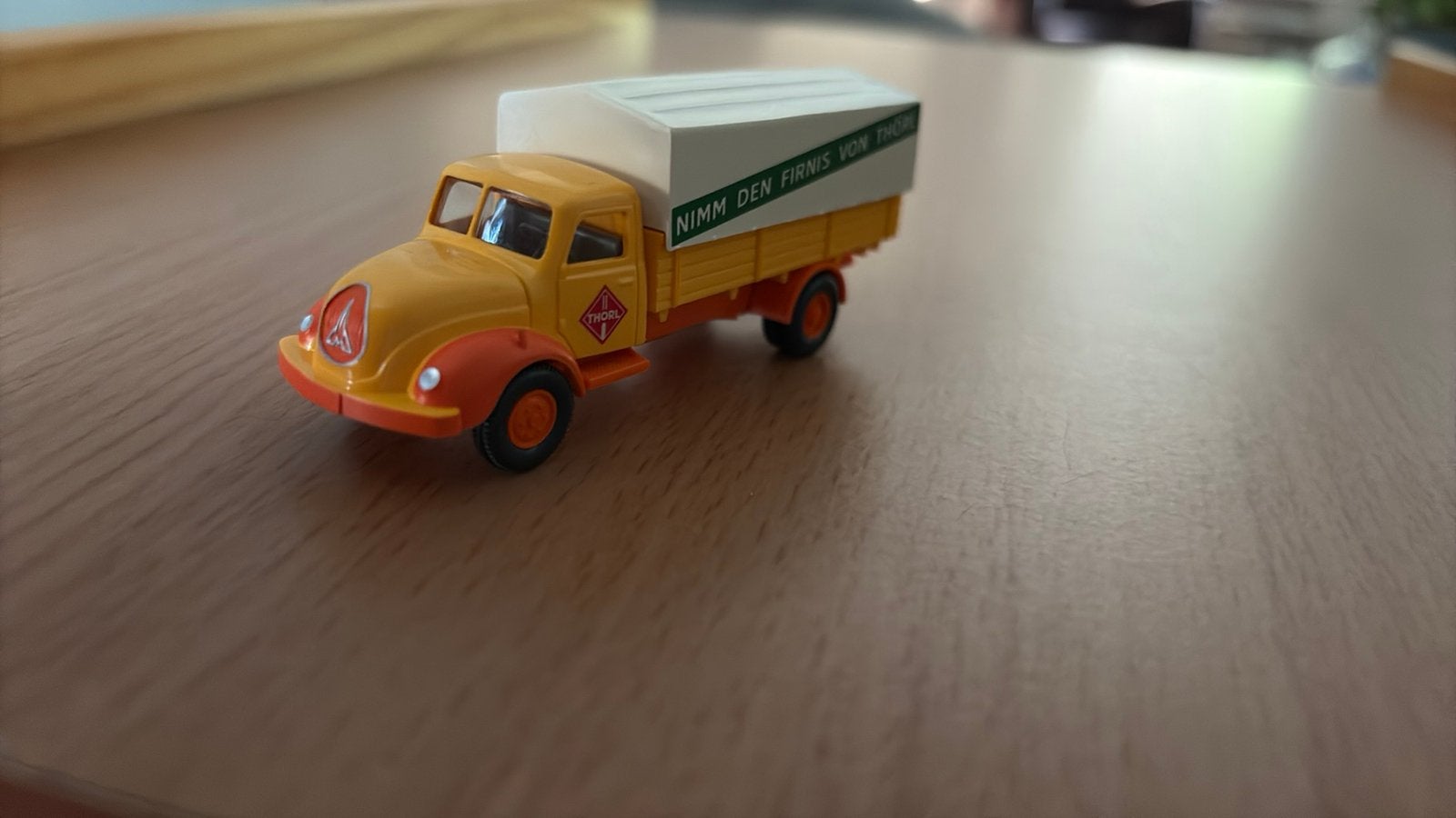 WIKING 042003 THÖRL MAGIRUS SINUS FLATBED TRUCK.HO 1:87, Ophalen of Verzenden, Zo goed als nieuw