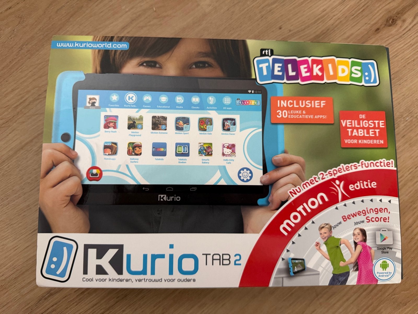 Kurio Tab 2 Telekids Motion Editie Kindertablet, Computers en Software, Gebruikt, Ophalen of Verzenden, Wi-Fi, Uitbreidbaar geheugen