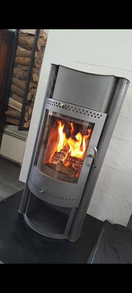 Houtkachel boven en achter aansluiting, Huis en Inrichting, Kachels, Ophalen, Hout, Houtkachel