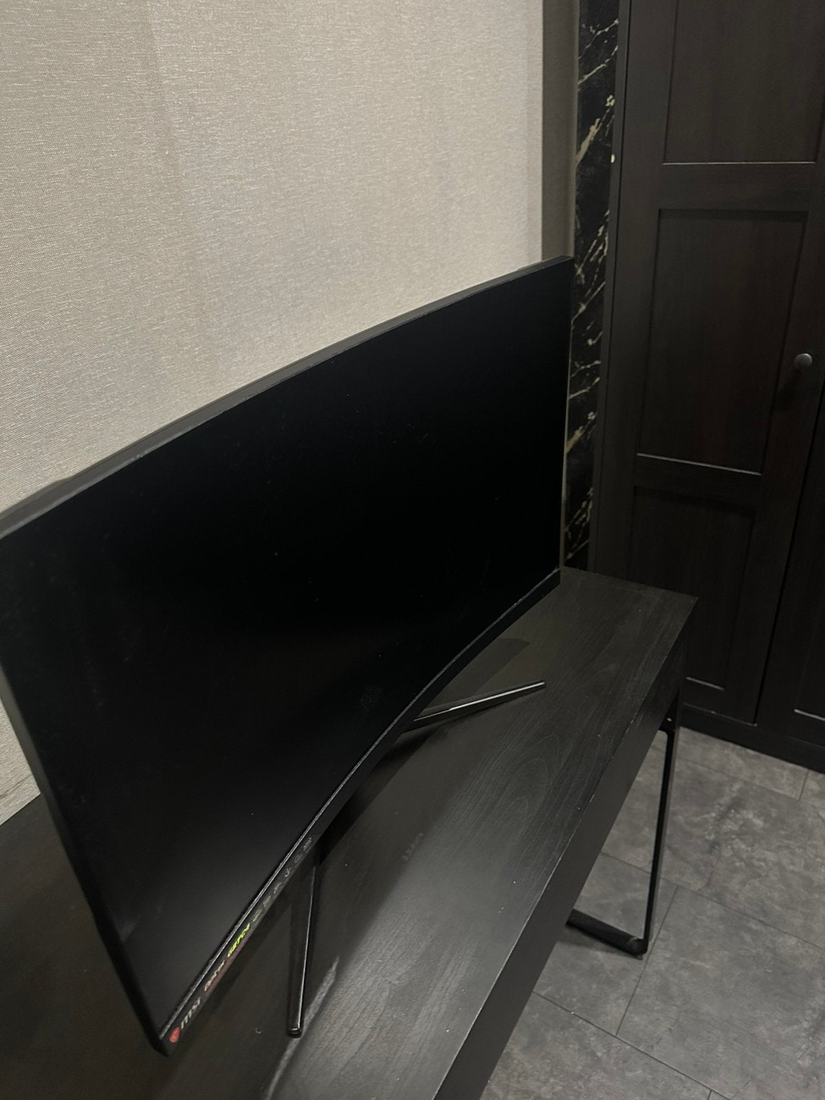 MSI GAMING MONITOR 165hz, IPS, Curved, Zo goed als nieuw, 151 t/m 200 Hz