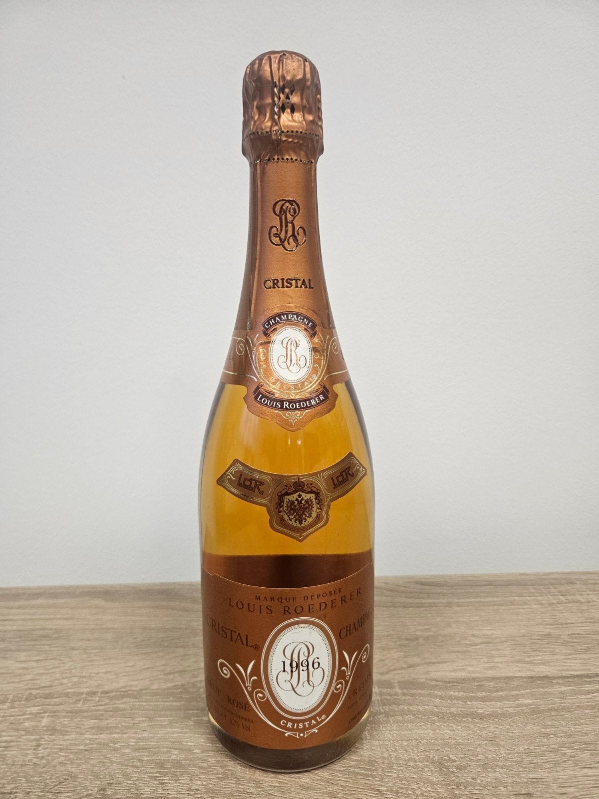 Louis Roederer Cristal Rosé Champagne 1996, Verzamelen, Ophalen of Verzenden, Zo goed als nieuw, Frankrijk, Champagne