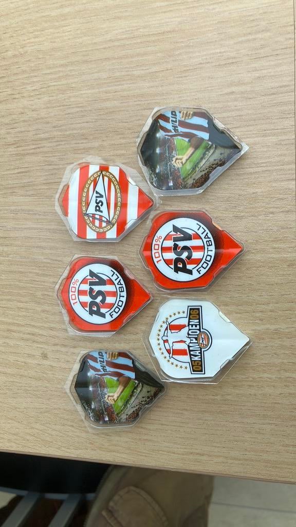 6 setjes dart flights PSV, Ophalen of Verzenden, Zo goed als nieuw, Flights