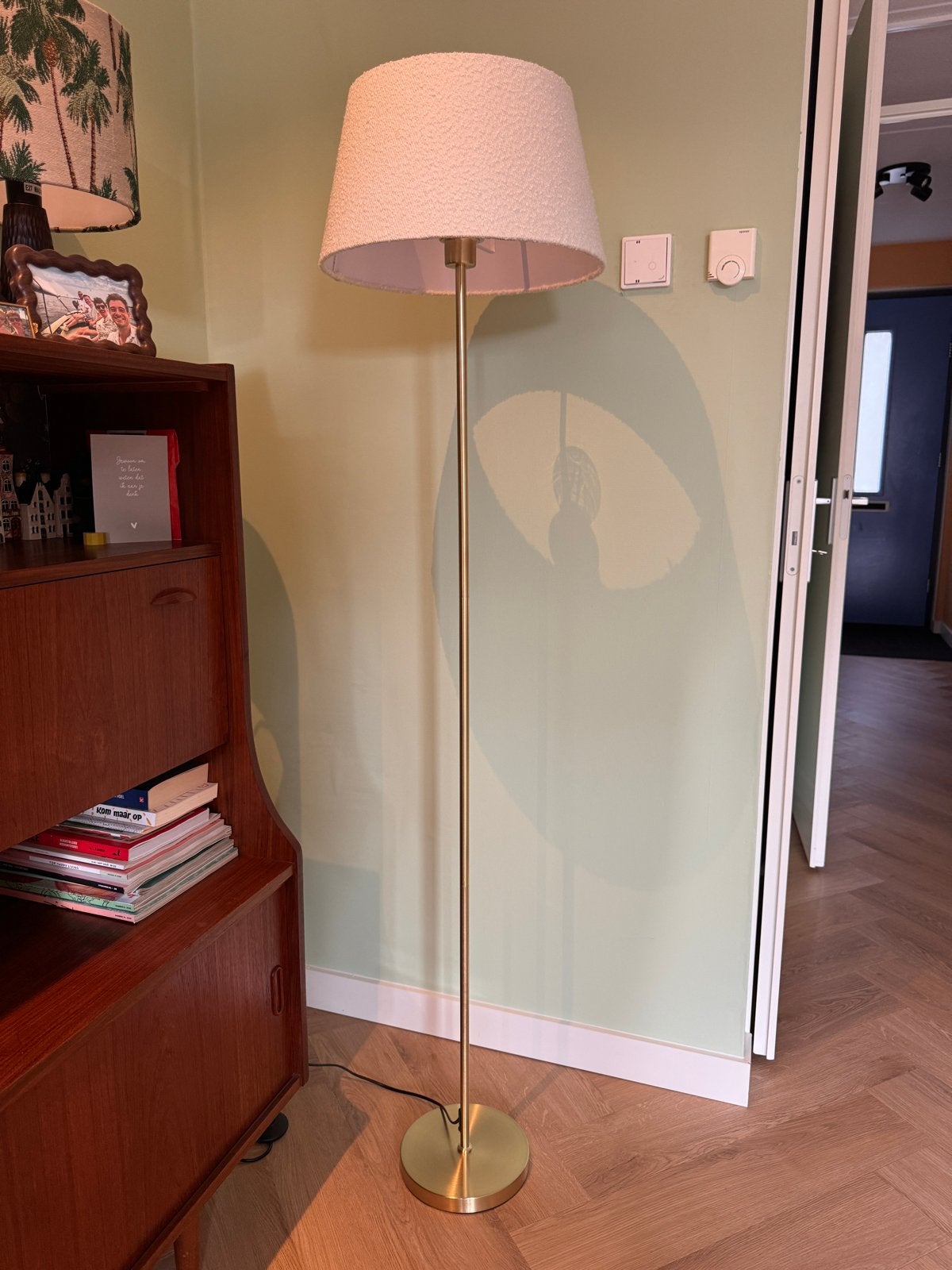 Nous Living Vloerlamp Harley - Stijlvol en Modern, Huis en Inrichting, Ophalen, E27 (groot), Zo goed als nieuw, Metaal
