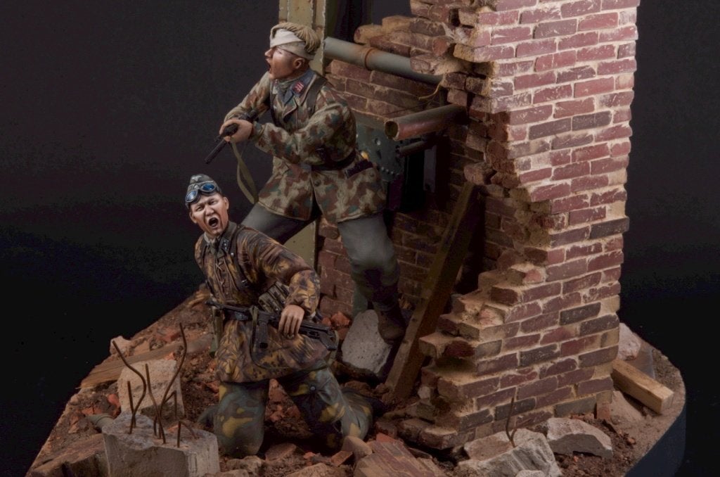 modelbouw, Ophalen, Zo goed als nieuw, Groter dan 1:35, Diorama