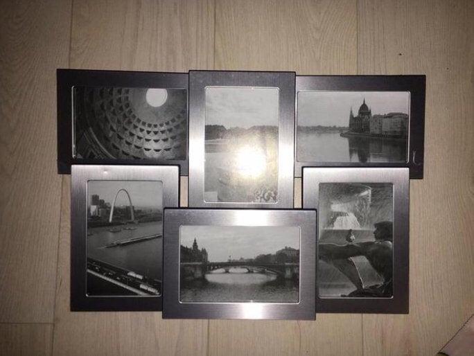 Nieuwe fotolijst/ fotocollage 2x, Nieuw, Ophalen of Verzenden, Fotolijst, Metaal