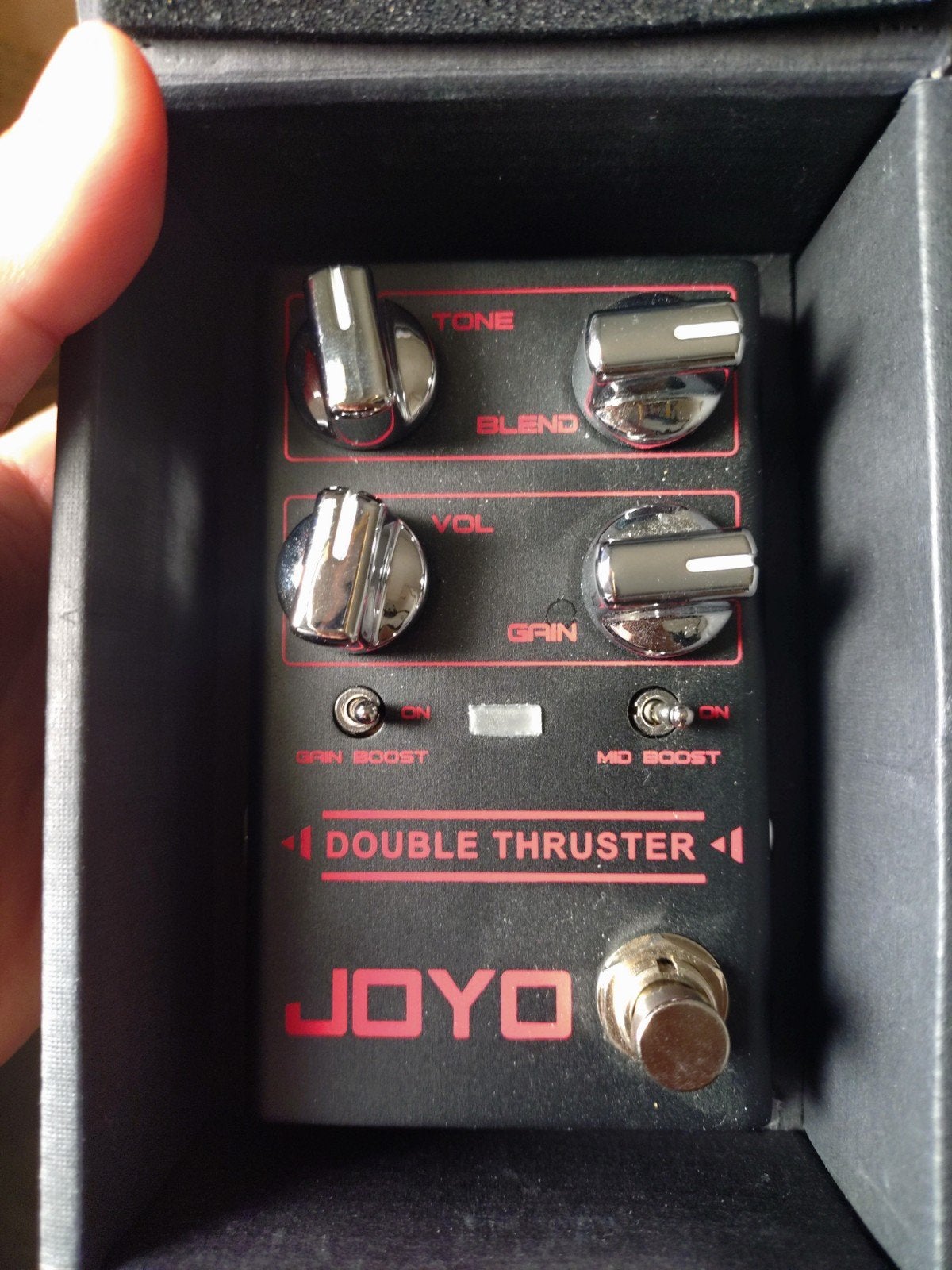 Joyo R-28 Double Thruster Bass Overdrive Pedaal, Muziek en Instrumenten, Ophalen of Verzenden, Zo goed als nieuw, Distortion, Overdrive of Fuzz