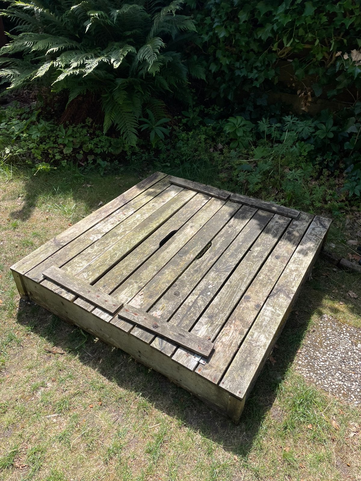 Zandbak gratis af te halen, Ophalen, Gebruikt