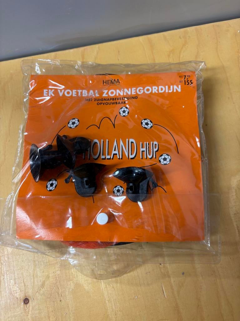 Hema EK Voetbal Zonnegordijn Oranje, Ophalen of Verzenden, Nieuw