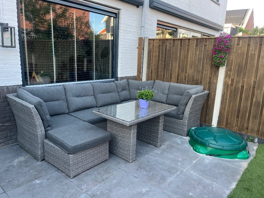 Tierra Outdoor loungeset / dining loungeset, Ophalen, 6 zitplaatsen, Loungeset, Wicker