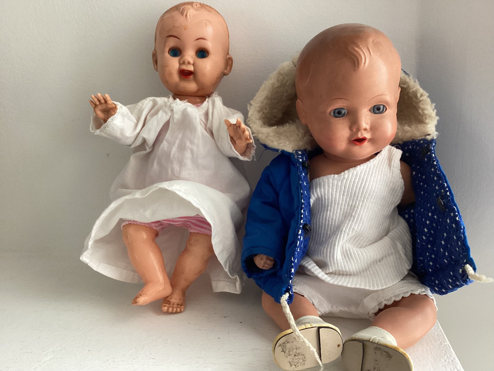 Poppen  jaren 50, Verzamelen, Poppen, Ophalen of Verzenden, Zo goed als nieuw, Pop