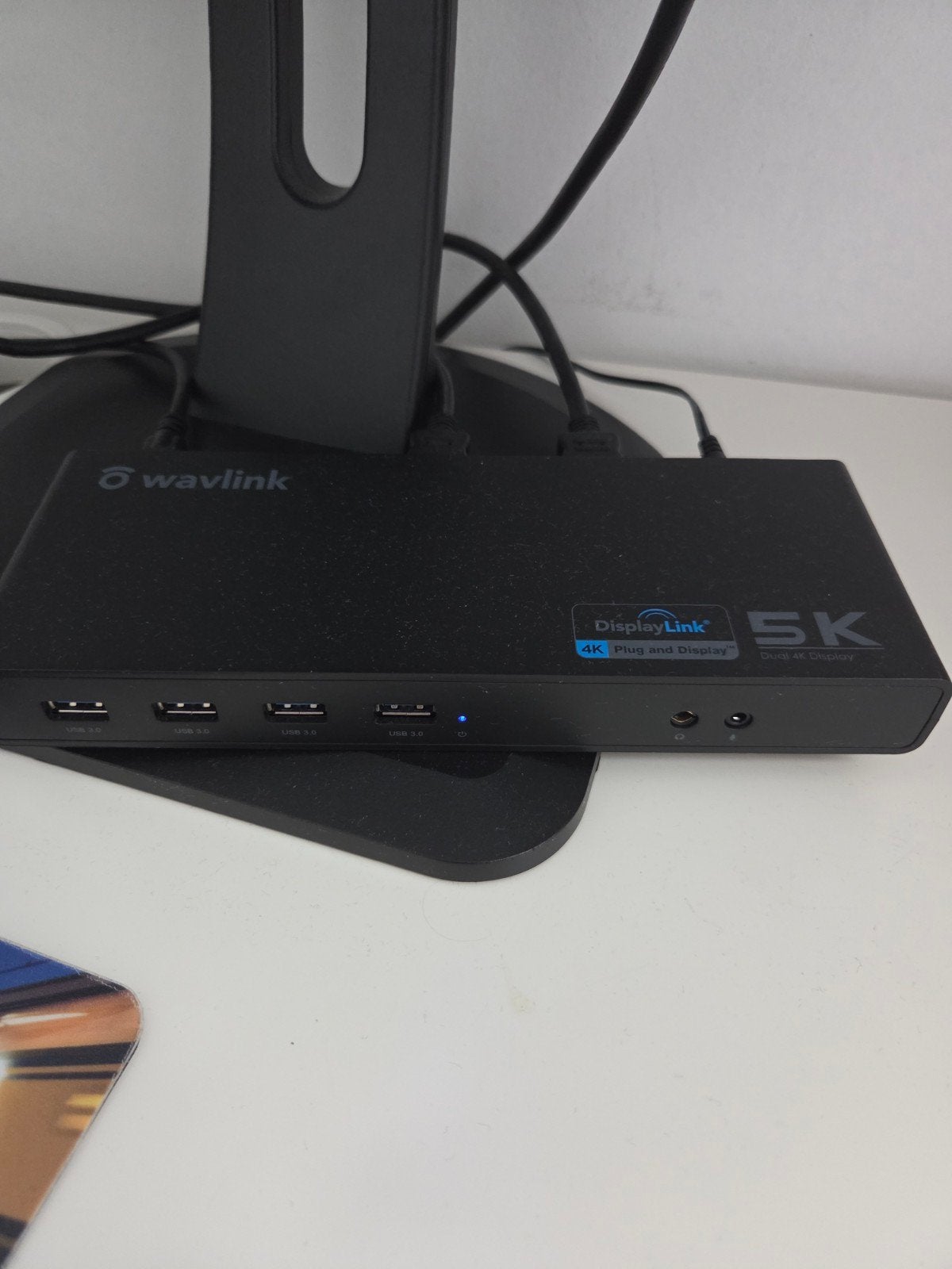 Wavlink 5K Docking Station - USB 3.0 DisplayLink, Ophalen, Wavlink, Zo goed als nieuw, Docking station