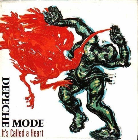 depeche mode / its called a heart - electronic/punk/synth, Verzenden, Gebruikt, 7 inch, Rock en Metal