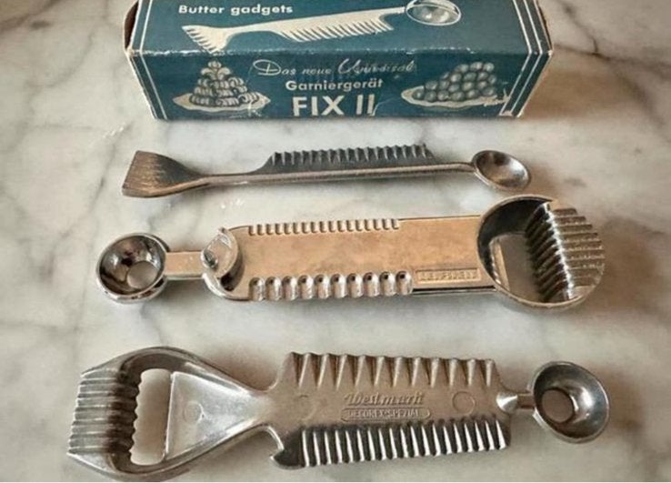 Westmark Decorex Spezial Boter Garneer tools Vintage 60s, Ophalen of Verzenden
