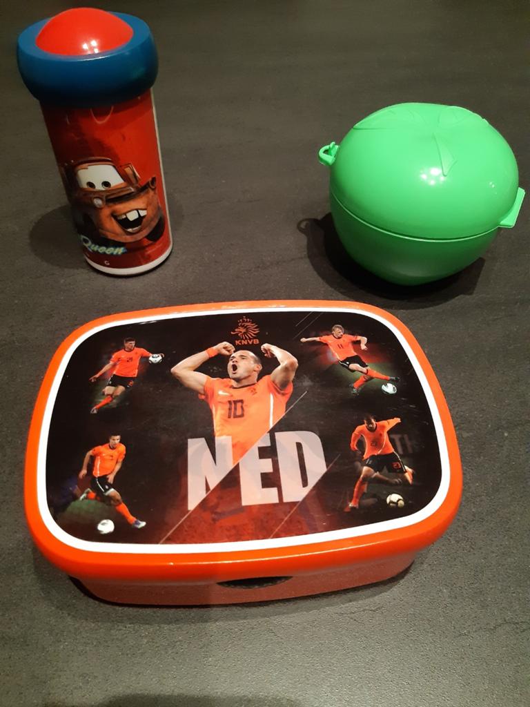 MEPAL lunchbox complete set jongen, Diversen, Schoolbenodigdheden, Ophalen of Verzenden, Zo goed als nieuw