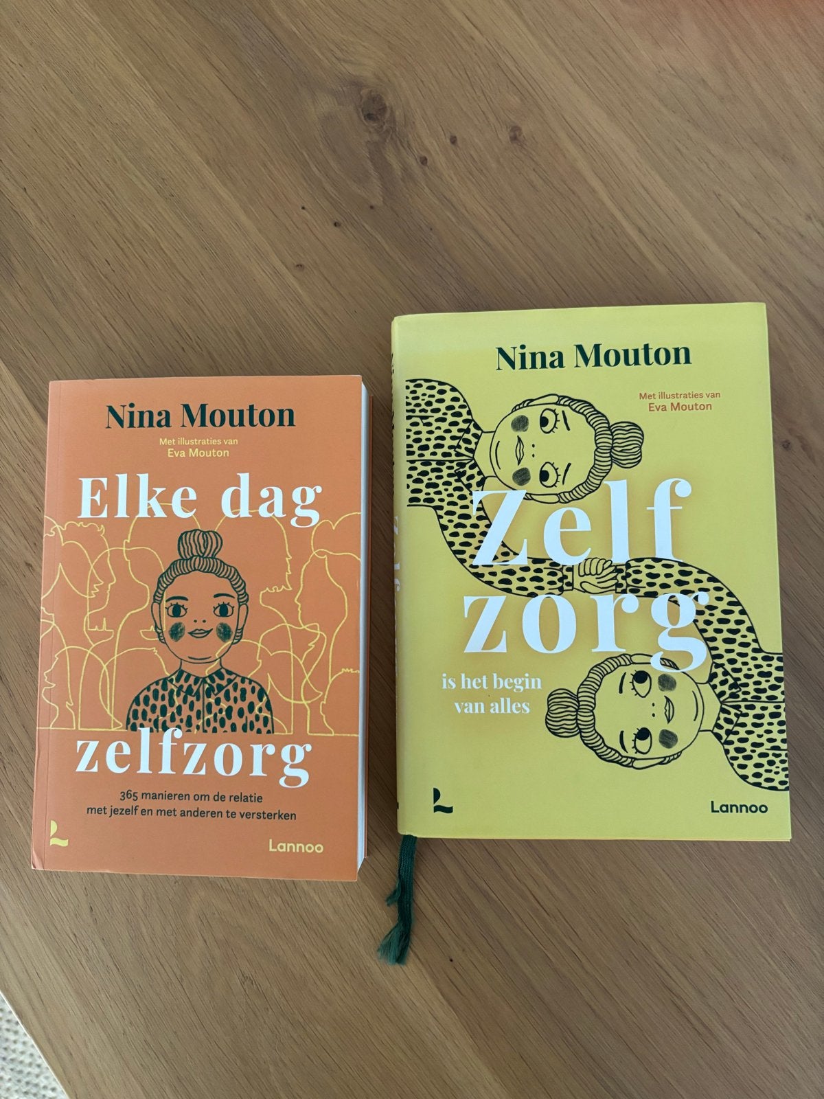 Nina Mouton: Zelfzorg  & Elke dag zelfzorg, Boeken, Ophalen of Verzenden, Gelezen