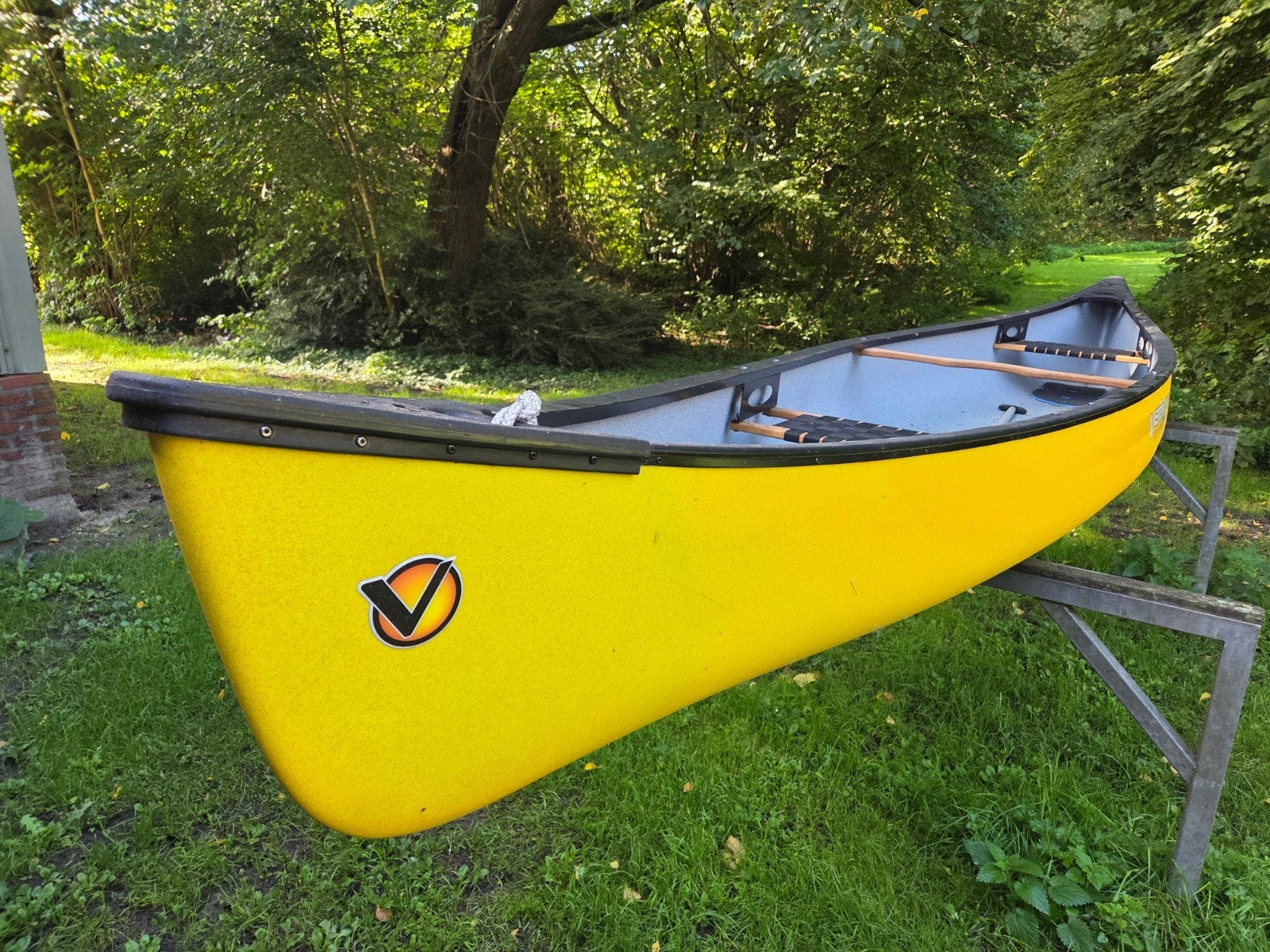 Canadese kano Z.G.A.N., Watersport en Boten, Ophalen, Zo goed als nieuw, Canadese kano of Open kano, Met peddels