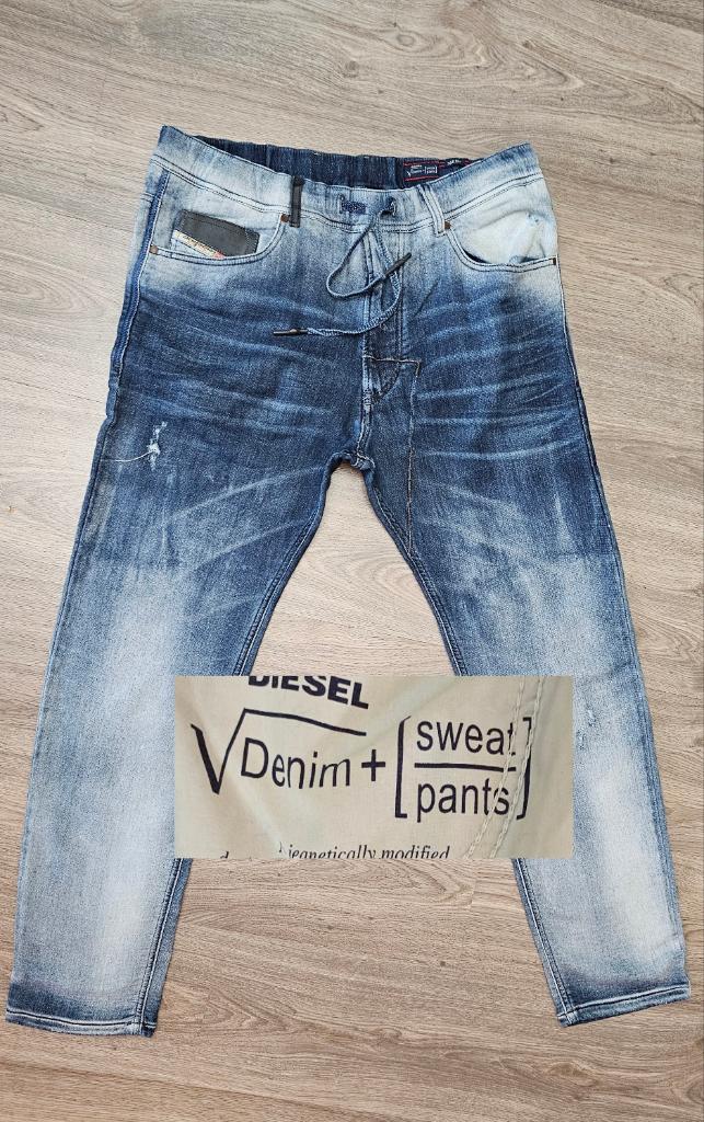 Diesel NARROT-NE JOGGJEANS W32 #D3548, Diesel, Blauw, Diesel, Nieuw