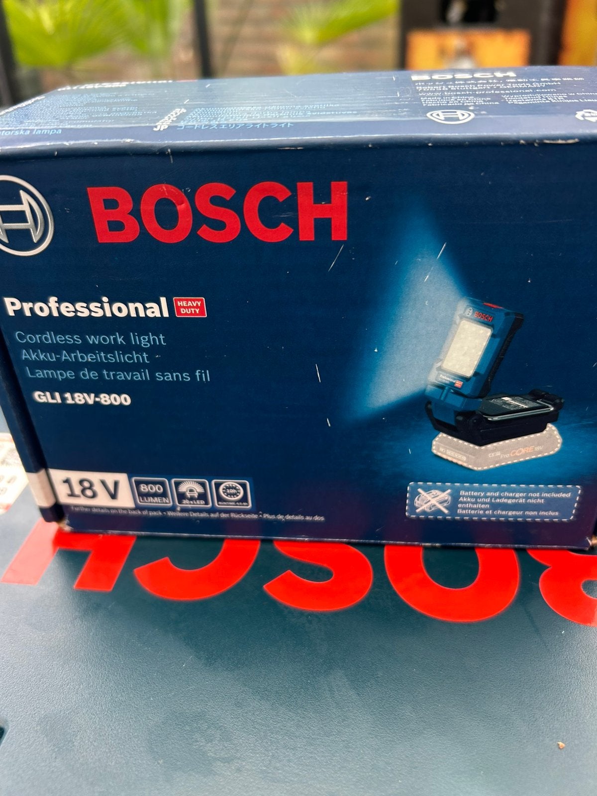 Bosch GLI 18v-800 lamp, Ophalen of Verzenden, Nieuw