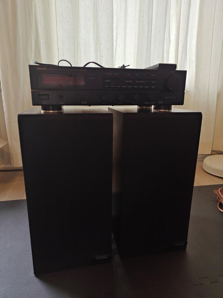 Mission Boxen met Denon Versterker, Ophalen, Denon