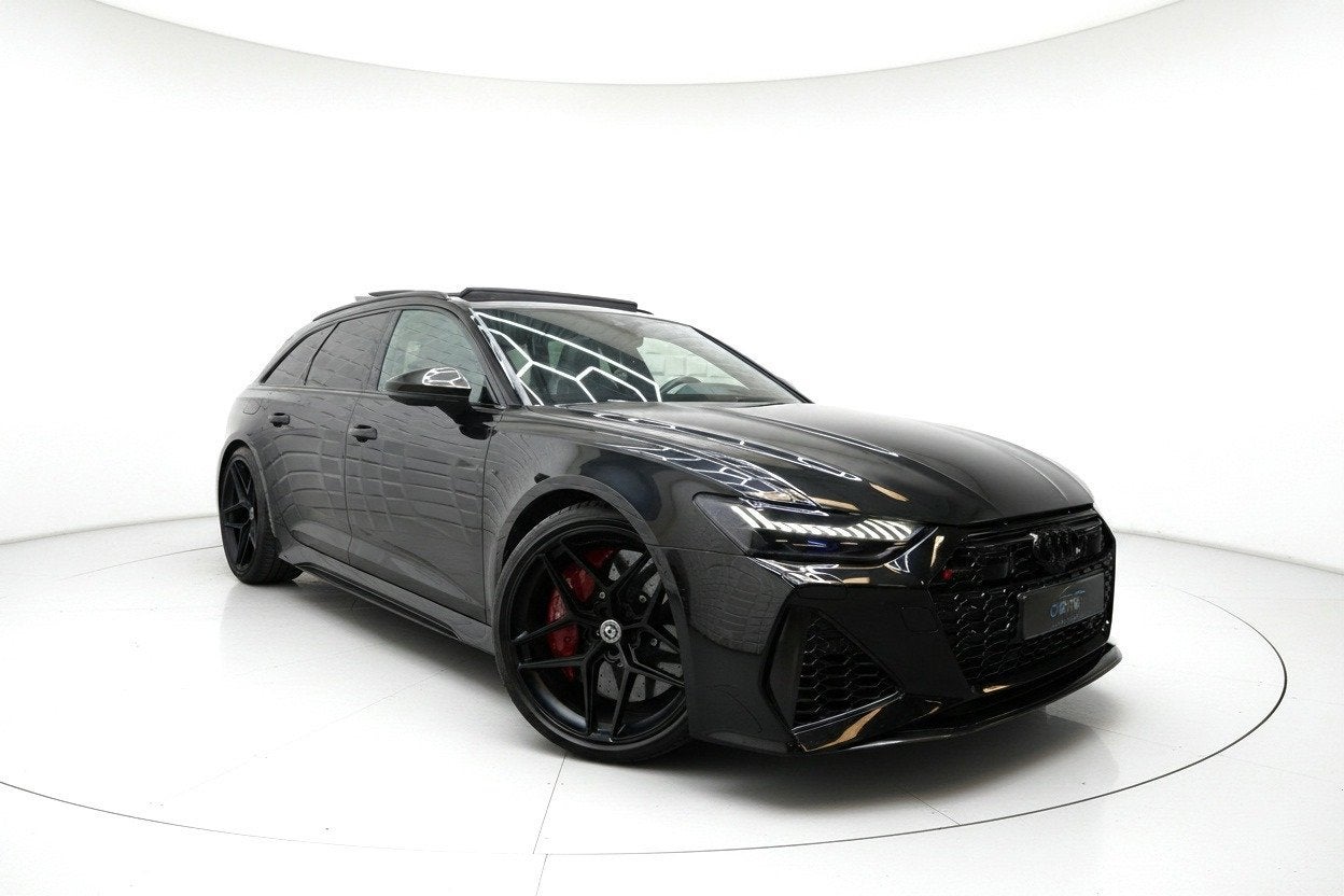 Audi RS6 Avant RS 6 TFSI quattro PANO MILLTEK B&O HUD SFEER, Auto's, Automaat, Dealer onderhouden, Gebruikt, 600 pk