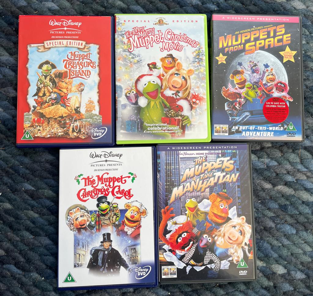 Muppets DVD Collectie - 5 Films, Gebruikt, Alle leeftijden, Ophalen of Verzenden, Komedie