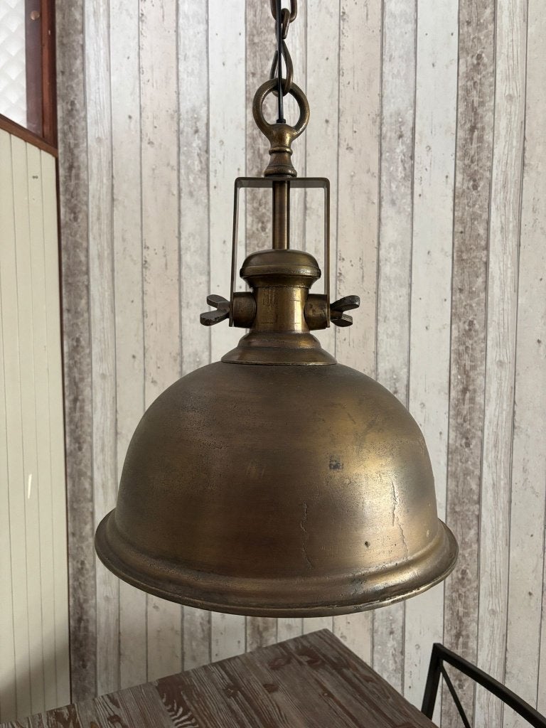 Industriële hanglamp, Ophalen, Zo goed als nieuw, Metaal, Industriëel
