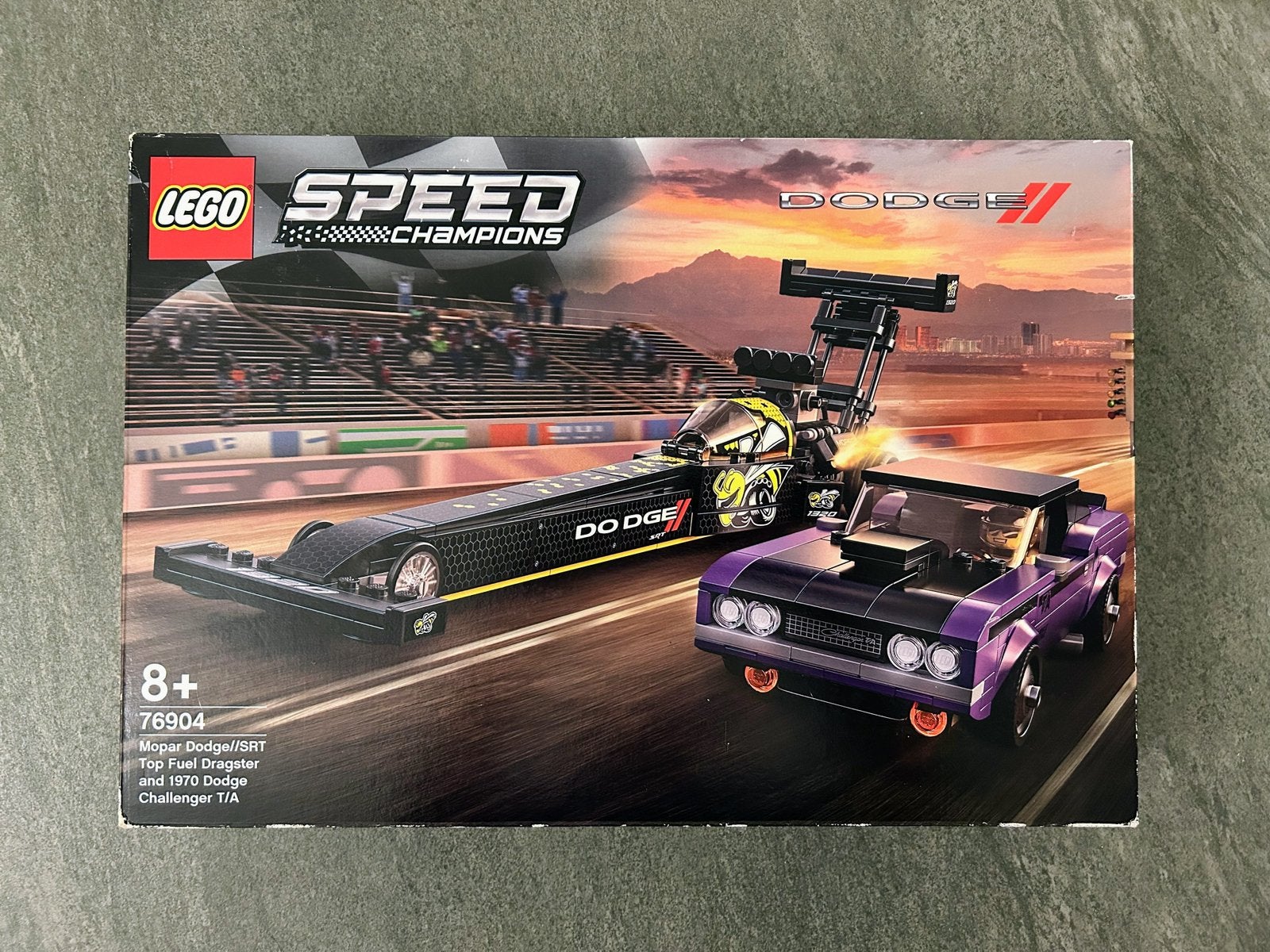 Lego Speed Champions 76904 Dodge Dragster & 1970 Challenger, Lego, Nieuw, Complete set, Compleet