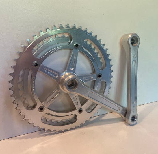 Campagnolo GS Strada Crankstel  - Vintage, Crankstel of Pedalen, Gebruikt, Ophalen of Verzenden, Aluminium