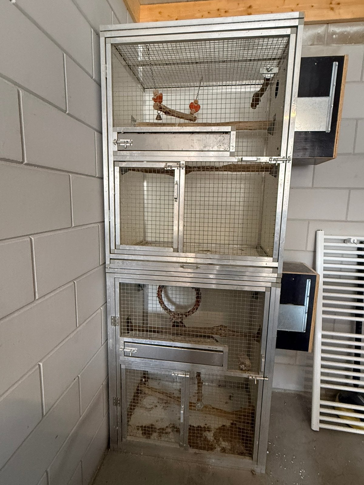 2 delige broedkooi, Ophalen, Gebruikt, Aluminium, Broedkooi of Kweekkooi