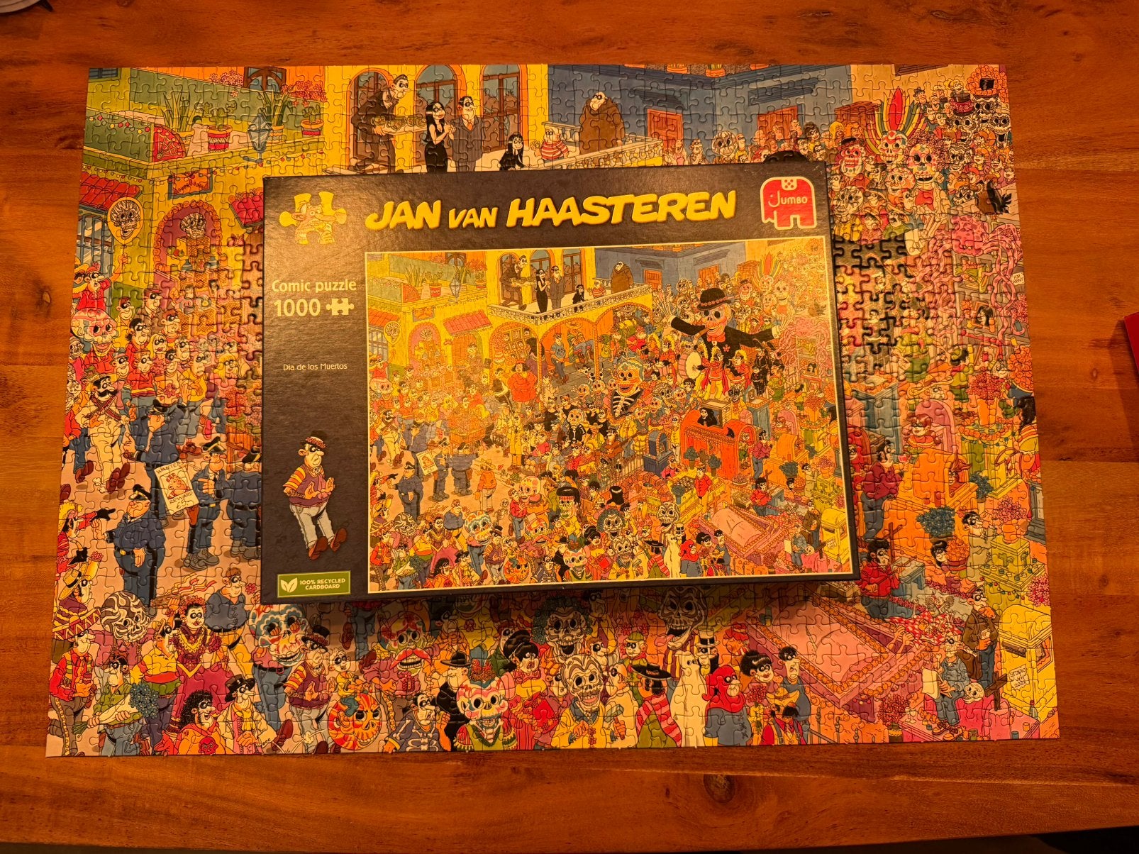 5 Jan van Haasteren puzzels 1000 stukjes, Ophalen of Verzenden, 500 t/m 1500 stukjes, Zo goed als nieuw, Legpuzzel
