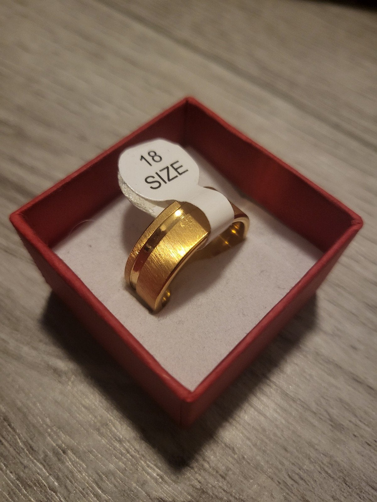 Nieuwe Gouden Ring Maat 18, Nieuw, Ophalen of Verzenden, Dame of Heer, Goud